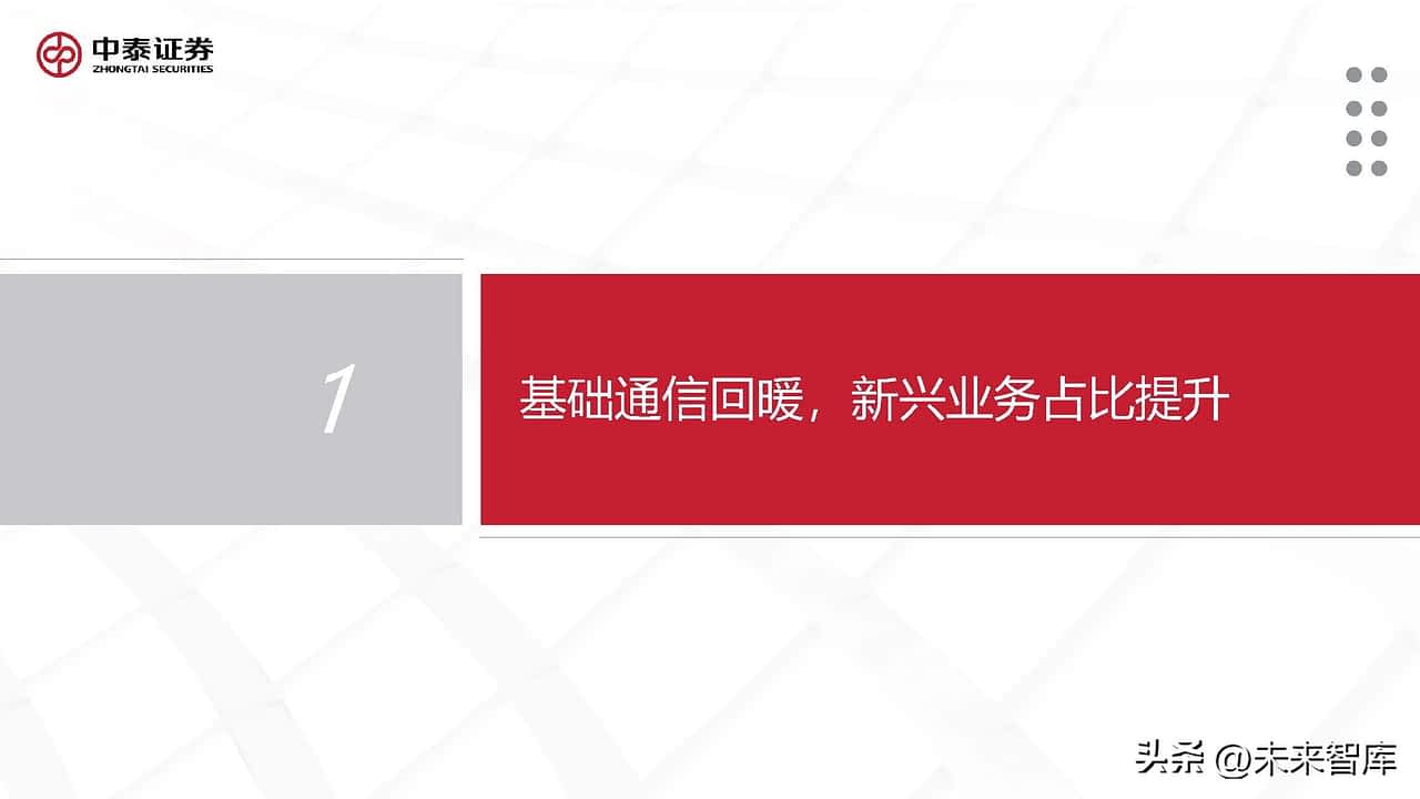 电信运营商行业深度报告：数字经济核心资产，云与数据重塑价值